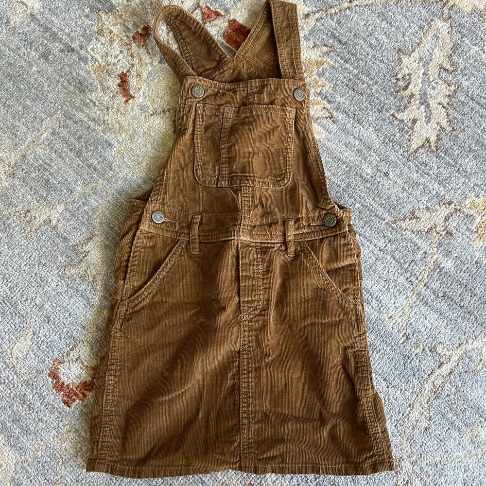 Old Navy Corduroy Brown Jumper Dress